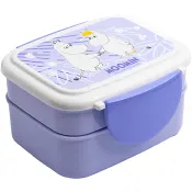 Mumin Clip Lock Staplad Bento Lunchlåda med Bestick.