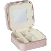 Smycketsskrin sammet Rosa.