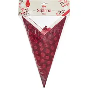 Stjärna 60cm Velvet mörkröd ICA.