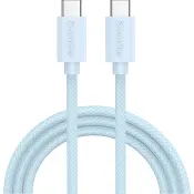USB-C till USB-C 2m blå Smartline.