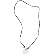 Mobilkedja lång svart/guld.