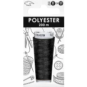 Sytråd syntet 200m svart Falk