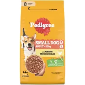 Hundmat Small Dog Fjäderfä/Grönsaker 1.4kg Pedigree