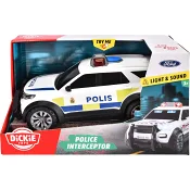 Polisbil Ford Interceptor 27cm Dickie Toys
