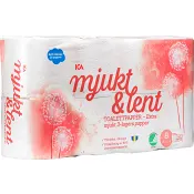 Toalettpapper Mjukt & Lent 8-p Miljömärkt ICA