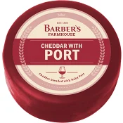 Portvinscheddar 400g Barbers