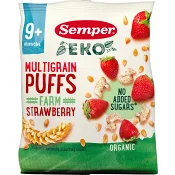 Multigrain puffs strawberry 9m 18g Semper