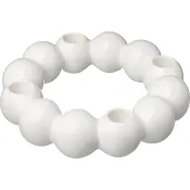 Adventljusstake kula vit