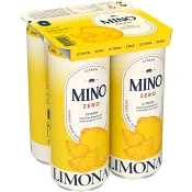 Läsk Zero Citron 4-pack 33cl Mino