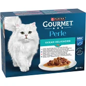 Kattmat Perle Blandade smaker 8-p 680g Gourmet