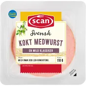 Medwurst Kokt Skivad 110g Scan