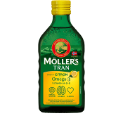 Tran Omega-3 Citron Kosttillskott 250ml Möllers