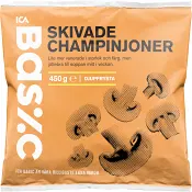 Skivade Champinjoner Fryst 450g ICA Basic