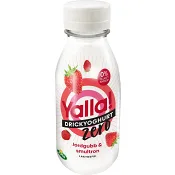 Drickyoghurt Zero Jordgubb & Smultron 0,5% Laktosfri 350ml Yalla®