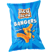 Ostbågar Cheddar Cheese Bangers 100g Redhead