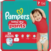 Byxblöjor Baby Dry Pants Strl 7 15+kg 29p Pampers