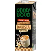 Havredryck Barista Nutty Vanilla osockrad Glutenfri 3% 1000ml Oddlygood®