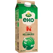 Mellanmjölk 1,5% Ekologisk 1,5l Arla Ko®