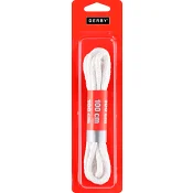 Skosnöre 100cm Vit rund tjockare 1st Derby