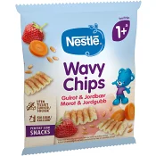 Wavy Chips Morot  Jordgubb 7g 1år Nestlé