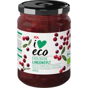 Lingonsylt 400g KRAV ICA I love eco