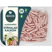 Kalkon strimlad alspånsrökt 200g Ingelsta kalkon