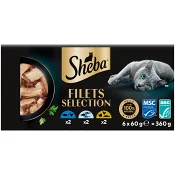 Kattmat Filets Selection 6-p Miljömärkt Sheba