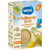 Barnmat Min Fullkornsgröt päron & banan 6m 16-port Nestle