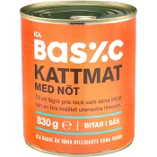 Kattmat Oxkött 830g ICA Basic