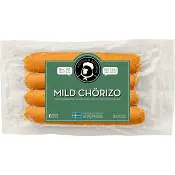 Chörizo mild seitan vegansk 300g Astrid & Aporna
