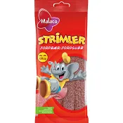 Godispåse Strimler Jordgubb 80g Malaco