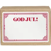 Juletiketter God jul 50 st