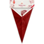 Stjärna Tilda velvet mörkröd 60cm ICA