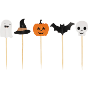 Partypicks Halloween 6,5cm 25-p Festive
