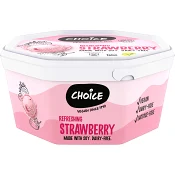 Glass Jordgubb Vegansk 750ml Laktosfri Choice