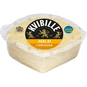 Cheddar krämig mild utan vax ca 750g Kvibille®