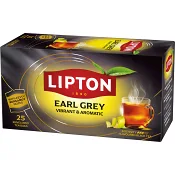 Svart Te Earl Grey 25st Lipton