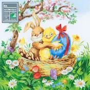 Servett 33cm Ägg 20-p ICA