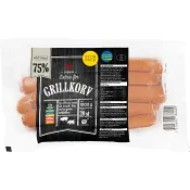 Grillkorv Extra fin 75% Kötthalt 1kg ICA