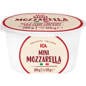 Mozzarella mini 125g ICA