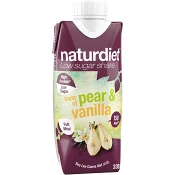 Måltidsersättning Pear Vanilla Shake 330ml Naturdiet