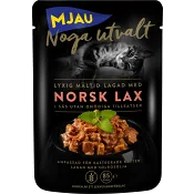 Kattmat Norsk Lax 85g Mjau