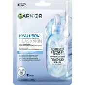 Ansiktsmask Hyaluron Glass Skin Jelly Sheet Mask 1-p Garnier