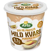 Kvarg Mild Persika Passion Laktosfri 0,2% 1000g Arla®