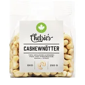 Cashewnötter Naturell Ekologisk 250g Chelsie's