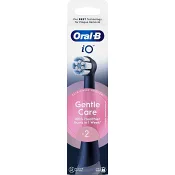 Tandborsthuvud iO Gentle Care Svart 2-p Oral-B