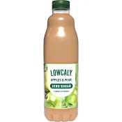 Frukostdryck Äpple & Päron Sockerfri 1000ml Lowcaly