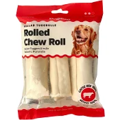 Tuggrulle rullad vit 150g Dogman