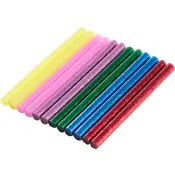 Limstift flera färger glitter 12p 7,2x100mm Probuilder