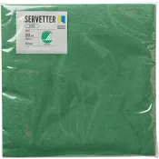 Servett 40cm Mörkgrön 50-p ICA